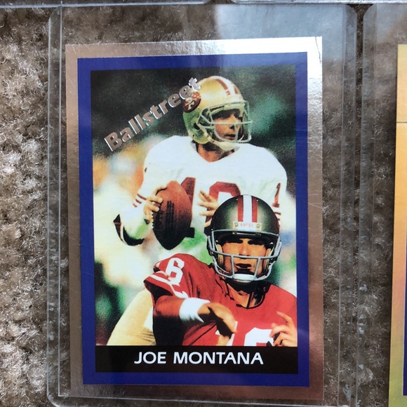 1991 BALLSTREET JOE MONTANA RARE PROMO CARDS - Picture 6 of 11